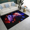 3D Printed Video Games Controller Rug for Boys with Crystal Floor Polyester Mat
