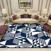 3D Seamless Cubes Architecture Non-Slip Area Rug for Elegant Home Decor