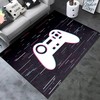 3D T-Shirt, Hoodie, and Sweatshirt Game Design Mat Rug for Boys' Room, Stylish and Modern Gaming Rugs for Living Room Decor
