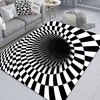 3D Vision Clown Door Mat - Halloween Coffee Table Mat for Living Room or Bedroom (Color3)