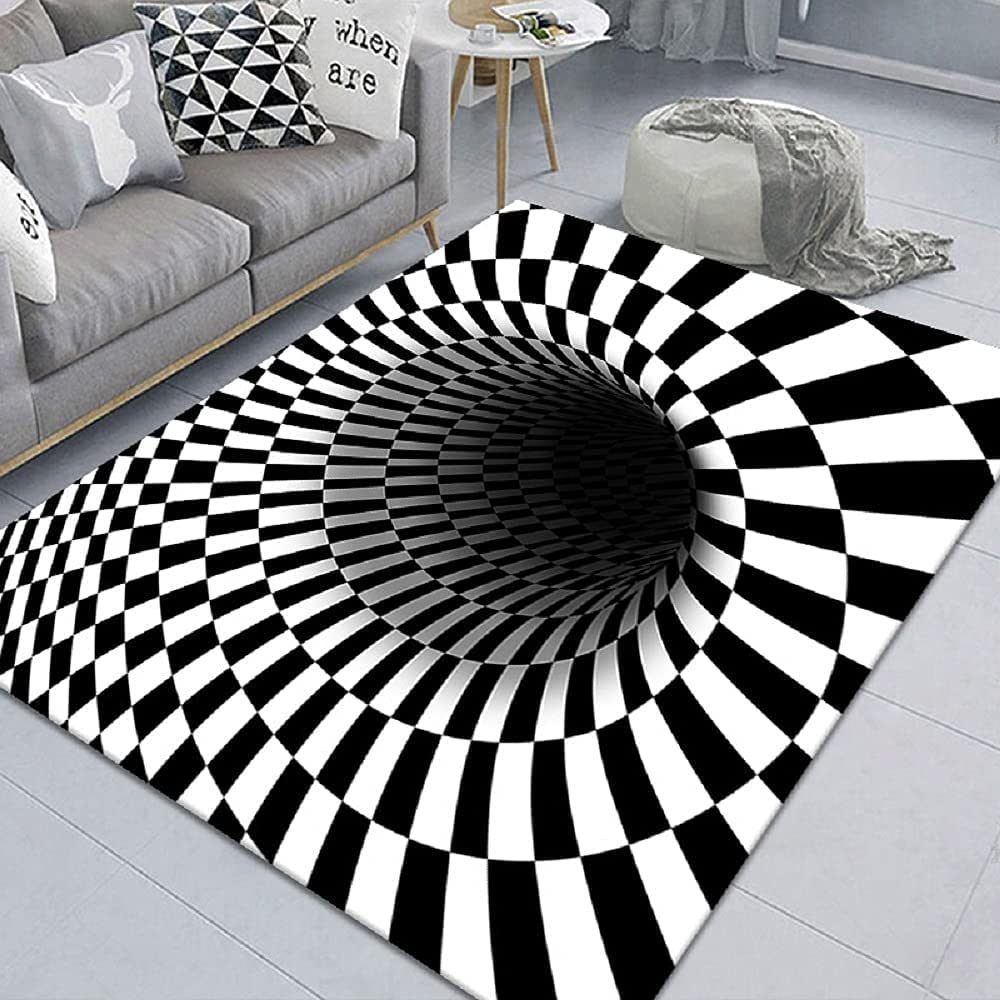 3D Vision Clown Door Mat - Halloween Coffee Table Mat for Living Room or Bedroom (Color3) - Image 2