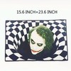 3D Vision Clown Door Mat - Halloween Coffee Table Mat for Living Room or Bedroom (Color5P)