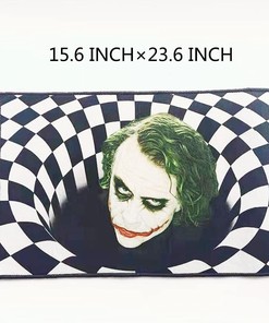 3D Vision Clown Door Mat - Halloween Coffee Table Mat for Living Room or Bedroom (Color5P)