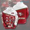 49ers Legends Signatures All Over Print 3D Hoodie 3D San Francisco 49ers Gift