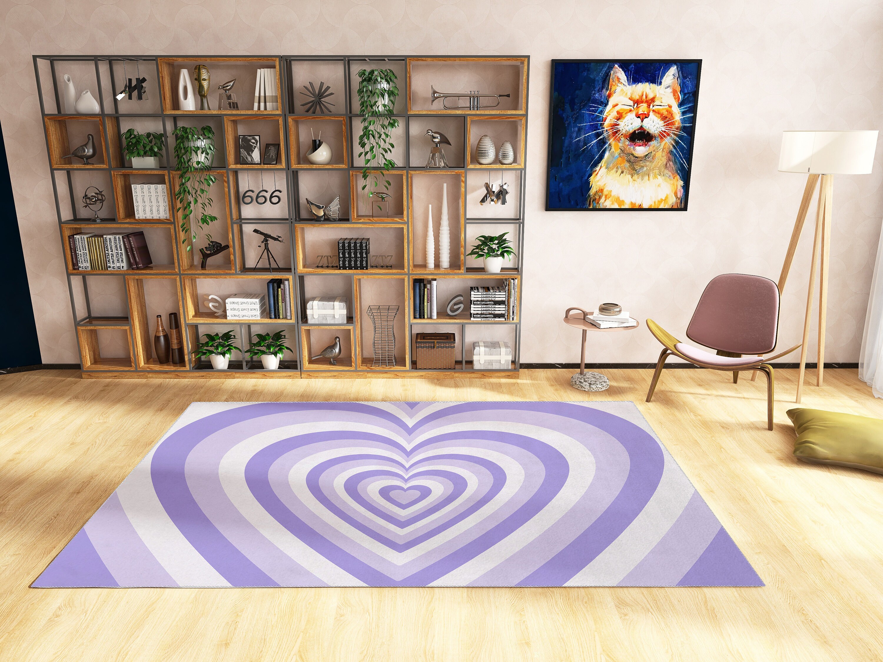 70s Personalized Area Rug for Chic Living Room or Bedroom Decoration - Image 2