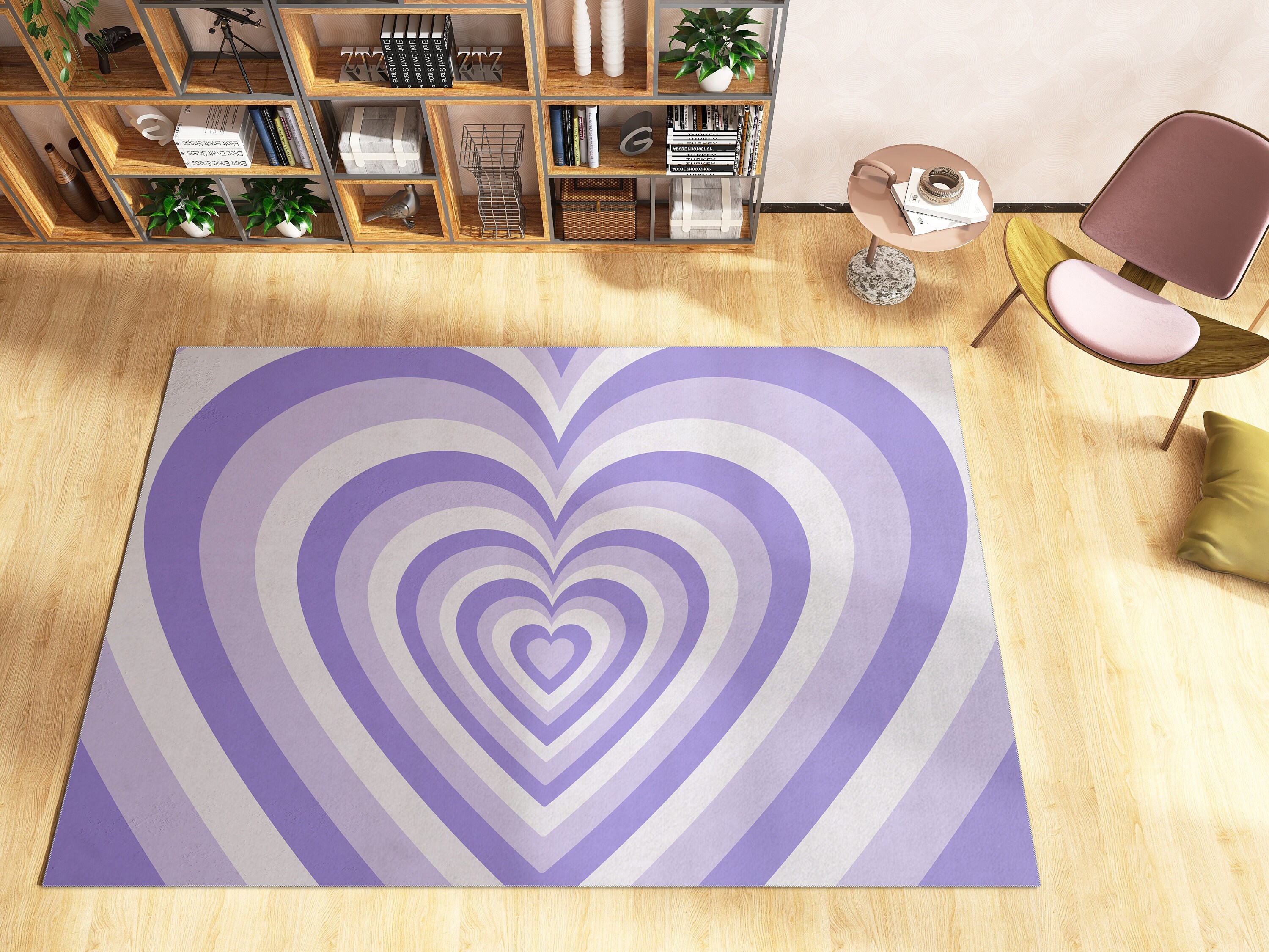 70s Personalized Area Rug for Chic Living Room or Bedroom Decoration - Image 3