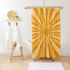 70s Vintage Sun Boho Shower Curtain - Eco-Friendly and Waterproof - Perfect for Vintage Bathroom Shower Curtains