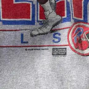80S Jim Kelly Bobble Head T-Shirt Sweatshirt Pullover Hoodie Reprinted Gift For Nfl Fans - Image 3