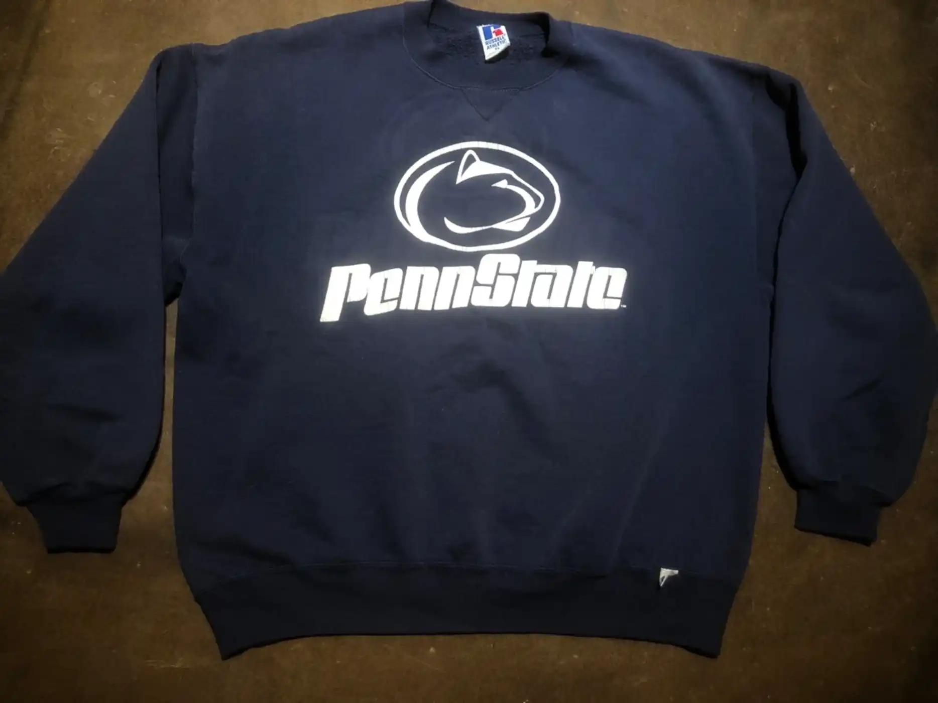 80S Us Made Russell Athletic Penn State University American Sweatshirt Gifts For Ncaa