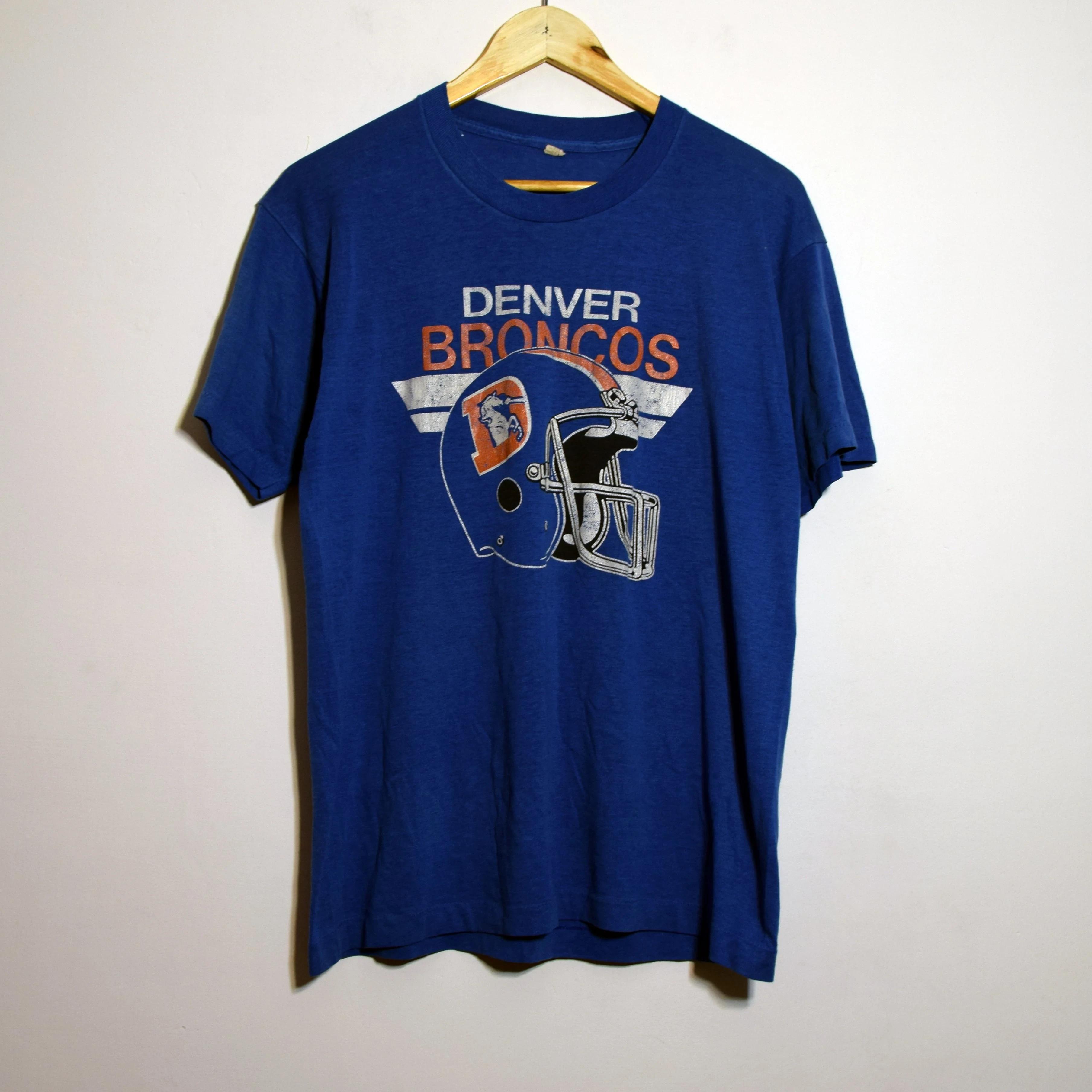 80s Football Denver Broncos T-Shirt Football 90s Sweatshirt T-shirt, NFL Football Teams Gifts For Fans
