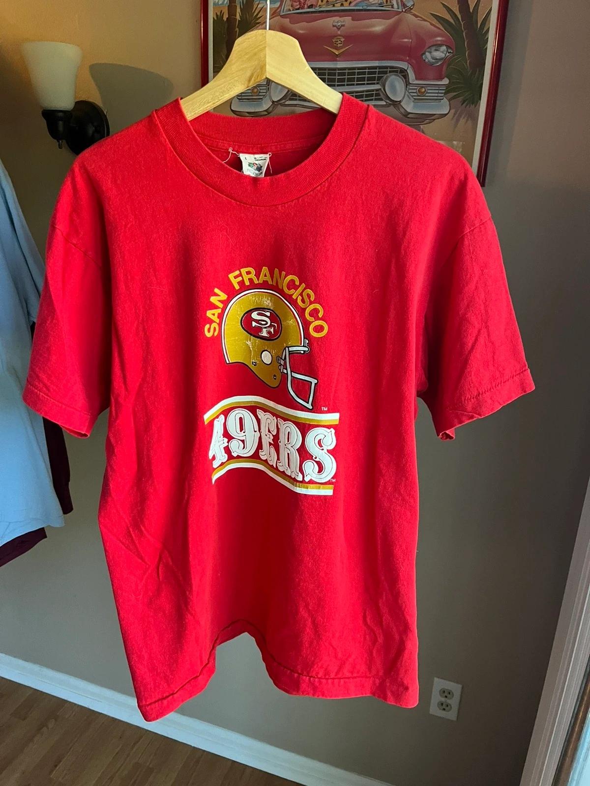 80s/90s San Francisco 49Ers Sweatshirt T-shirt, NFL Football Teams Gifts For Fans