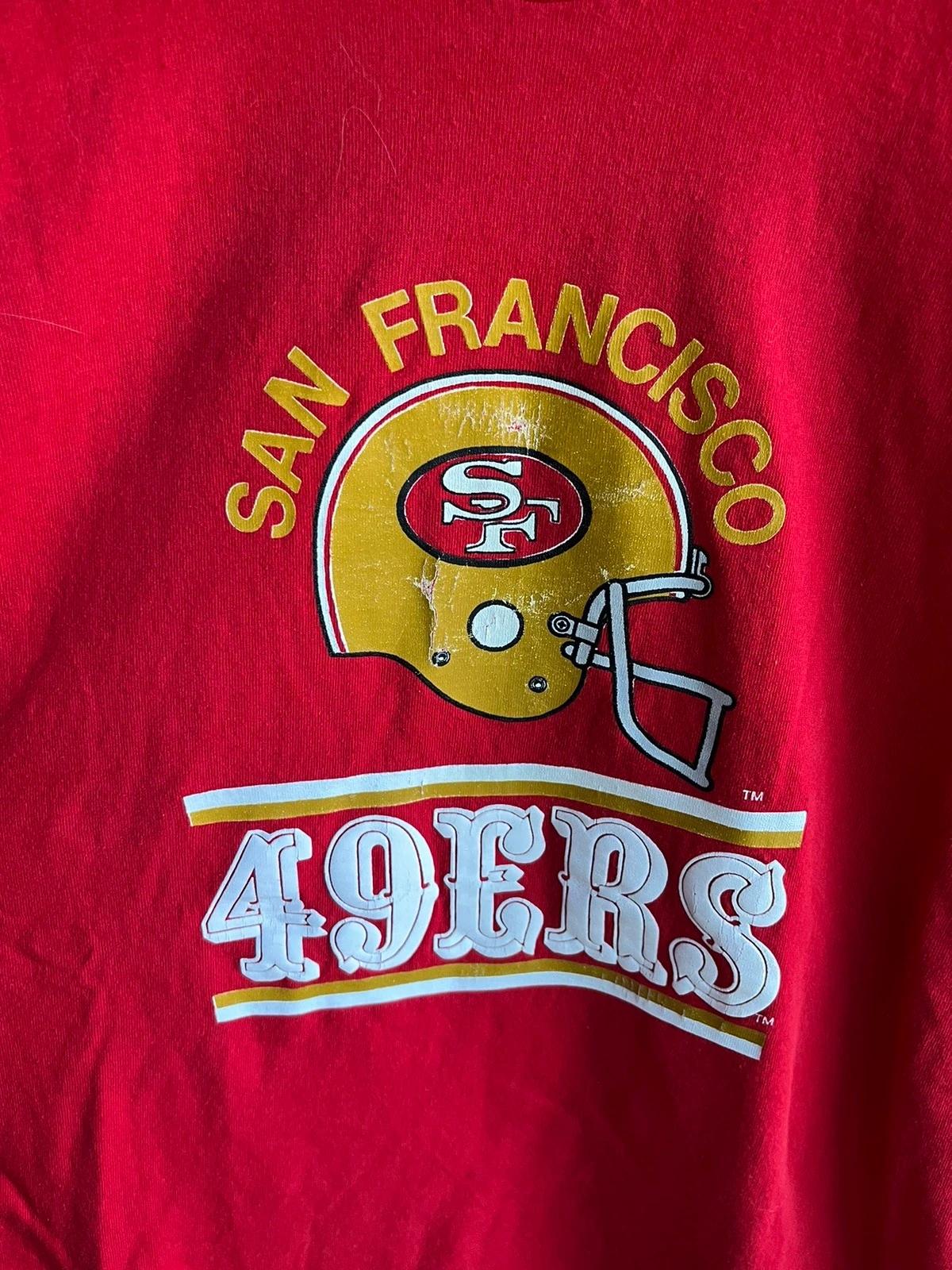 80s/90s San Francisco 49Ers Sweatshirt T-shirt, NFL Football Teams Gifts For Fans - Image 2