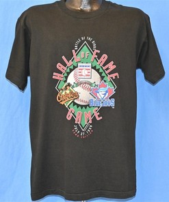 90S Battle Of The Birds Baltimore Orioles Vs. Toronto Blue Jays T-Shirt - Large - Hall Of Fame Mlb Baseball Game