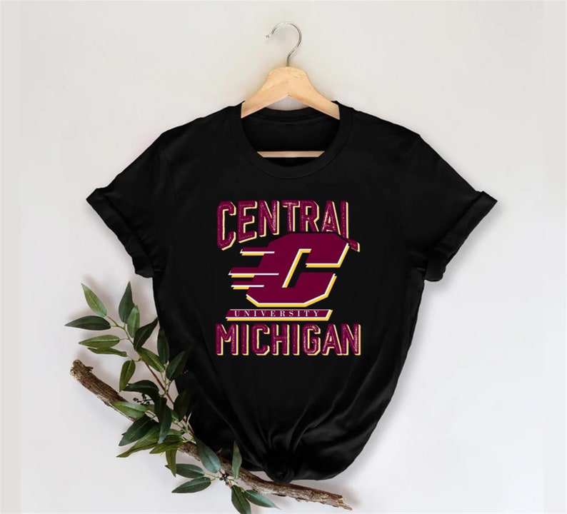 90S Central Michigan University Cmu Sweatshirt Hoodie Shirt, Retro Cmu Apparel - Image 4