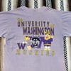 90S Flintstones Vintage Jersey T Shirt Uw Huskies College Sportswear Washington, Ncaa Washington Shirts