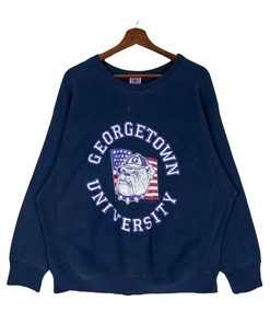 90S Georgetown University Georgetown Hoyas Sweatshirt Hoodie Football Game Day T-Shirt Lover