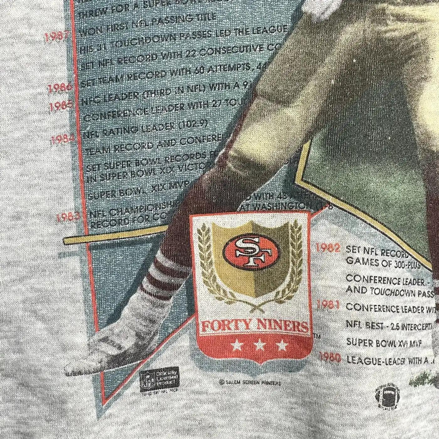 90S Joe Montana Story Games Crewneck T-Shirt, Hoodie, And Sweatshirt Gift For Nfl Fans - Image 3