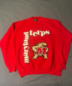 90S Maryland Terps Basketball Umd Terrapins Sweatshirt Hoodie Football Game Day T-Shirt Lover