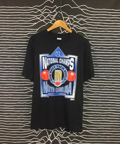 90S Ncaa Champs North Carolina Bna Single Stitch T-Shirt Sweatshirt Pullover Hoodie Reprinted