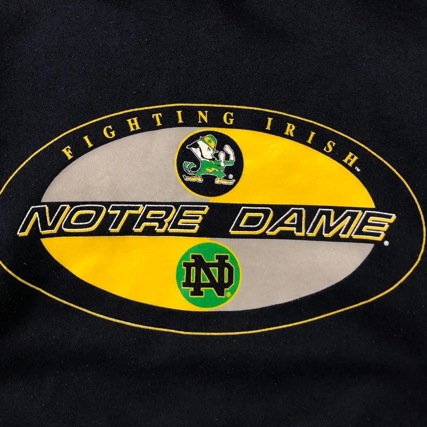 90S Notre Dame Fighting Irish Ncaa T-Shirt Sweatshirt American Football Sweatshirt Sports Gifts - Image 2
