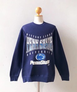 90S Penn State University Psu T-Shirt Sweatshirt Pullover Hoodie Reprinted Full Color Full Size