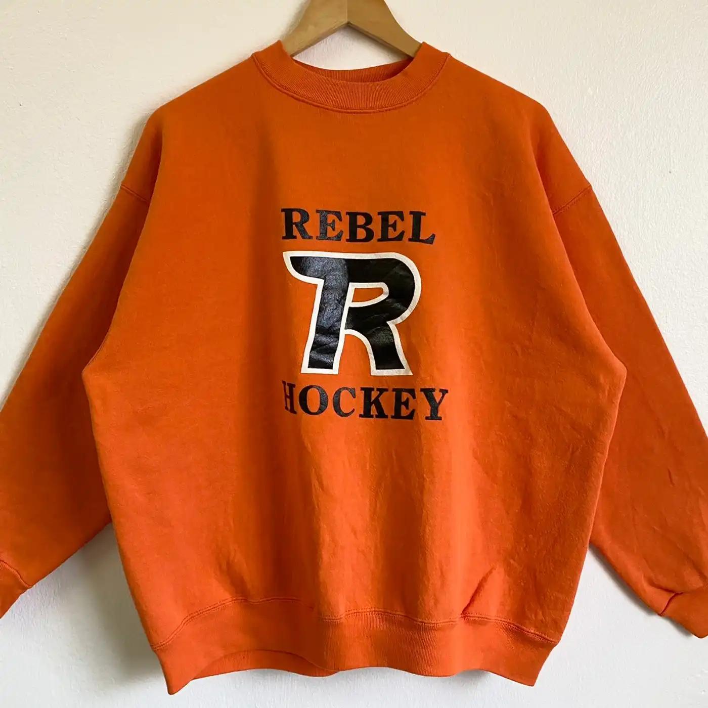 90S Unlv Rebel Hockey Apparel T-Shirt, Sweatshirt, Hoodie & More - Full Color Gift For Ncaa Fans - Image 2