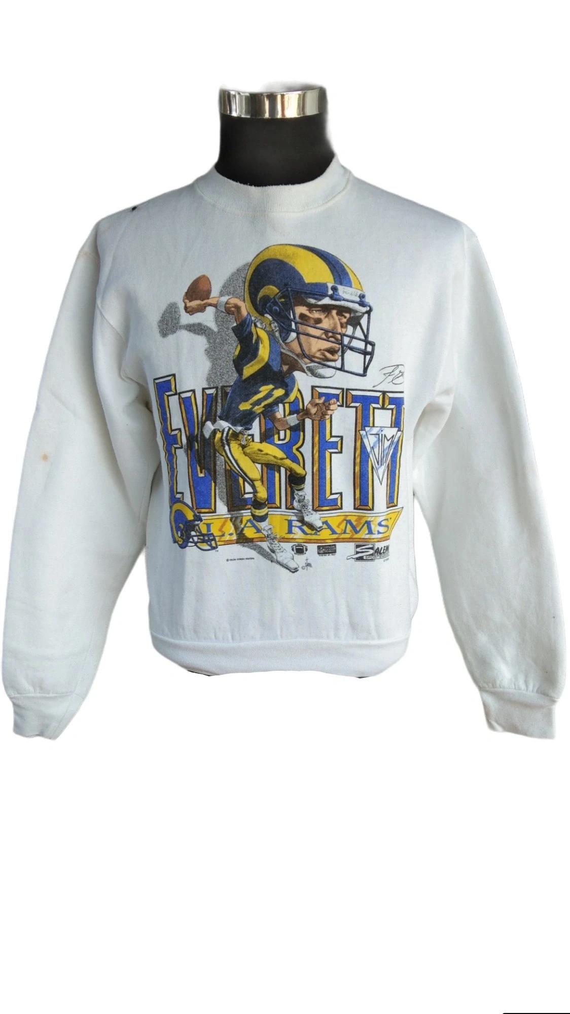 90s Jim Everett L. A Rams NFL Sweatshirt T-shirt Ideal Gift for NFL Fans