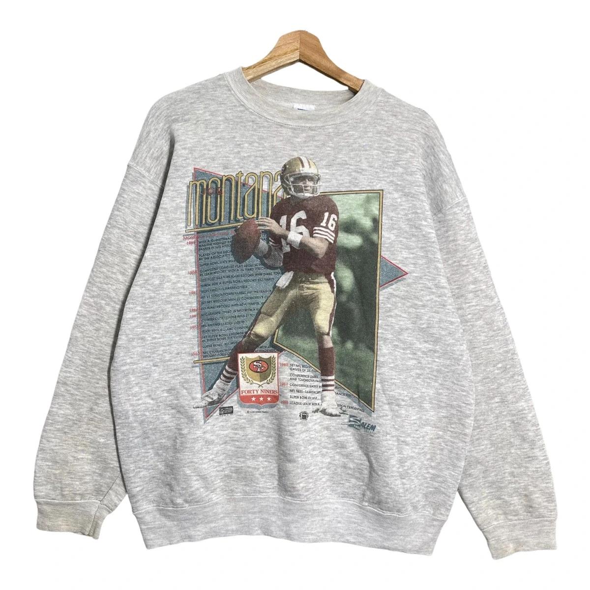 90s Joe Montana Story Games Sweatshirt T-shirt Ideal Gift for NFL Fans
