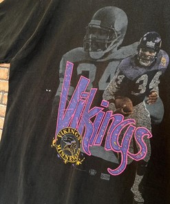 90’s NFL Vikings Minnesota All Single Stitch Sweatshirt T-shirt Ideal Gift for NFL Fans