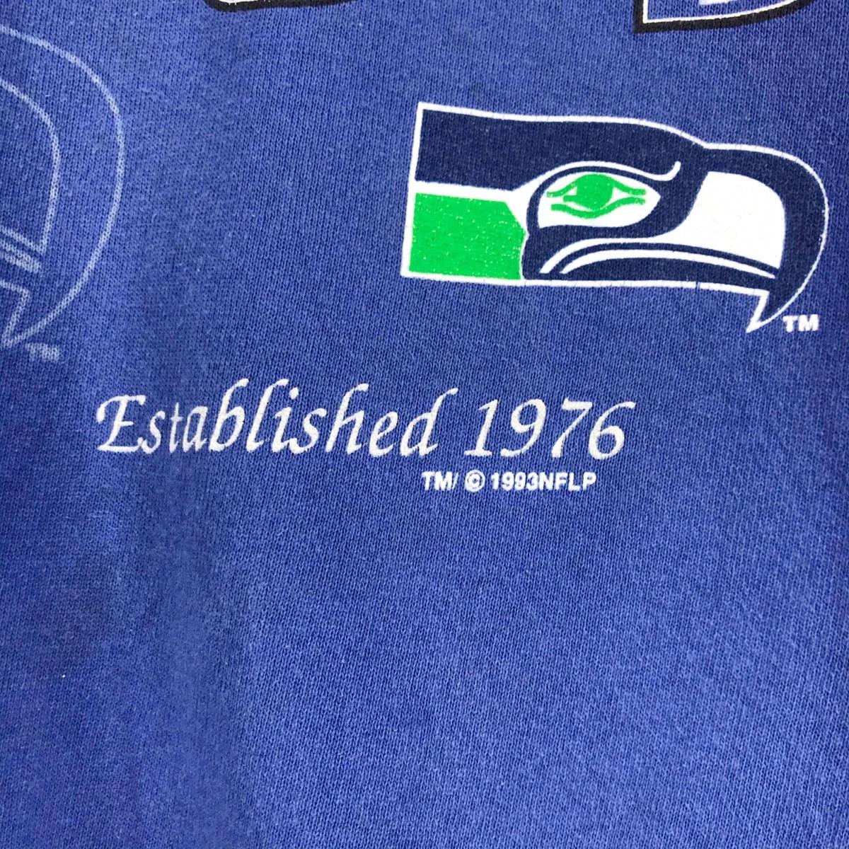90s Seattle Seahawks Sweatshirt T-shirt Ideal Gift for NFL Fans - Image 2