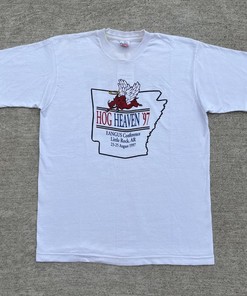97’ Hog Heaven T-Shirt Sweatshirt Hoodie Arkansas Razorbacks Hoodie Sweatshirt Shirt Gift For Ncaa Fans