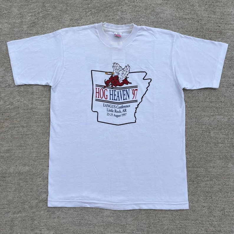 97’ Hog Heaven T-Shirt Sweatshirt Hoodie Arkansas Razorbacks Hoodie Sweatshirt Shirt Gift For Ncaa Fans