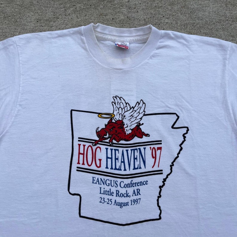 97’ Hog Heaven T-Shirt Sweatshirt Hoodie Arkansas Razorbacks Hoodie Sweatshirt Shirt Gift For Ncaa Fans - Image 2