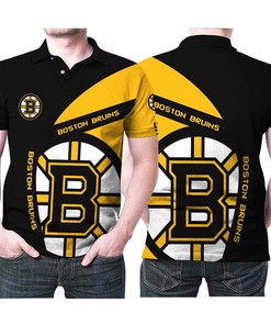 A Gift for Boston Bruins Fans and Lovers: NHL Ice Hockey Team Logo Polo Shirt All Over Print Shirt 3D T-Shirt.