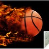A Modern Twist to Your Living Room or Bedroom - Basketball and American Flag Washable Carpet Indoor or Outdoor Rug