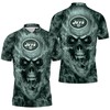 A Must-Have for Jets Fans: 3D Printed Skull Polo Shirt