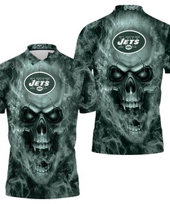 A Must-Have for Jets Fans: 3D Printed Skull Polo Shirt