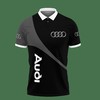 A Must-Have in Black: 3D Printed Audi Pvt-Va Polo Shirt Ver 5 with All Over Print T-shirt Design