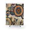 A New Home Gift of a Unique Shower Curtain for a Bathroom Makeover - Must-Have Bath Accessories Included