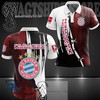 A Timeless Look with Bayern Munich's White and Brown Polo Shirt.