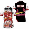 A Tribute to Bob Gibson St. Louis Cardinals Legend in 3D All Over Print Polo Shirt for Fans.