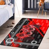 ANGELWARDROBE 3D Blue Gamepad Controller Area Rug for Boys Floor Decor