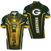 Aaron Rodgers 12 Polo Shirt with All Over Print design for Green Bay Packers fans