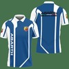 Abarth NCT-VA Polo Shirt Ver 1 (Blue) with 3D Printed Design