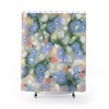 Abstract Art Print Shower Curtain for a Modern Bathroom