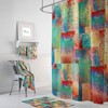 Abstract Boho Shower Curtain with Unique Shower Curtains Print