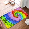 Abstract Geometric Optical Illusion Rug with 3D Vortex Design for Modern Home Decor