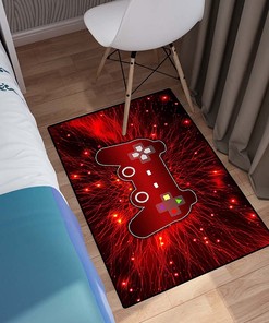 Abstract Hyperspace Art Game Controller Rugs for Game Style Room