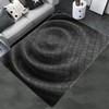Abstract Optical Illusion Area Carpet - Unique Design for Living Room, Bedroom, and Entryway