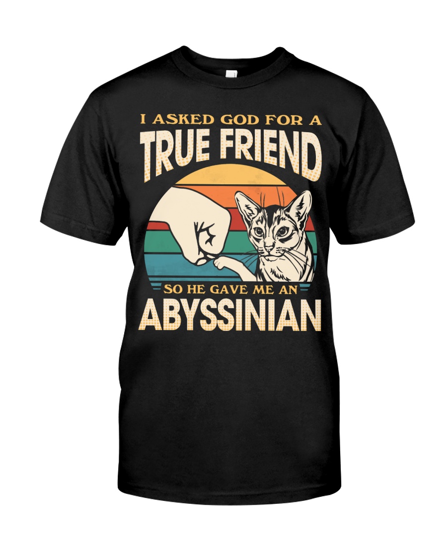 Abyssinian Cat T-Shirt - Celebrate Your Sleek And Playful Feline Friend